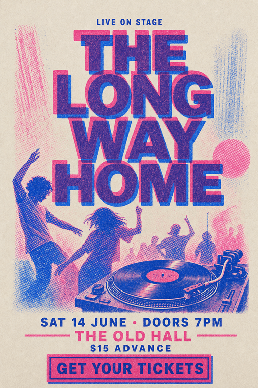 Riso Overprint example design