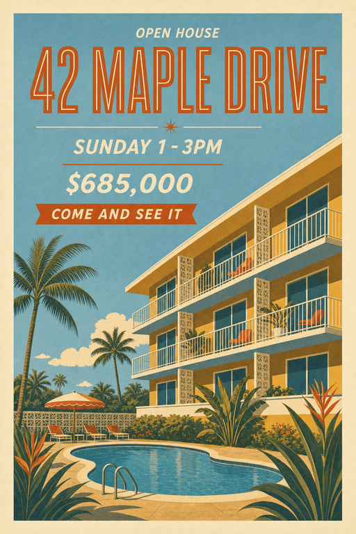 Mid Century Litho example design