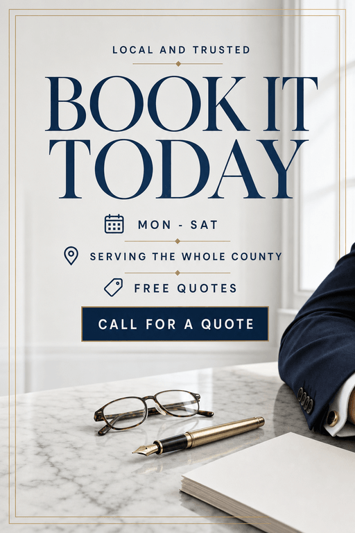 Marble and Brass Serif example design